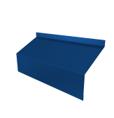 Ламель забора жалюзи Milan/Milan new стартовая/финишная для калиток и ворот 0,5 Satin RAL 5005 сигнальный синий Центр Кровли