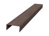 Крышка 30х20 жалюзи Texas 0,45 Print Elite White Wood TwinColor (2,5м) Центр Кровли