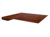 Планка завершающая 0,45 Print-Double Premium Cherry Wood Fresh (3м) Центр Кровли