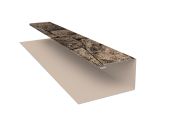 Планка П-образная БХ new 0,45 Print Elite King Stone TwinColor (2м) Центр Кровли