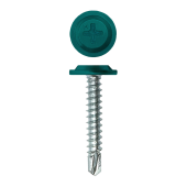 картинка Саморез ПШС Daxmer Pro 4,2х25 (500 шт) шлиц PH2 RAL 5021 Центр Кровли Саморез ПШС Daxmer Pro 4,2х25 (500 шт) шлиц PH2 RAL 5021 Центр Кровли