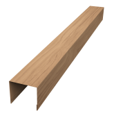 Стойка боковая крепежная для забора жалюзи Palermo 0,45 Print Elite Honey Wood TwinColor (2,5м) Центр Кровли
