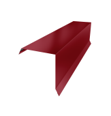 Планка торцевая 95х95 0,45 PE с пленкой RAL 3003 рубиново-красный (2м) Центр Кровли