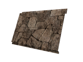 Вертикаль 0,2 line 0,45 Print Elite с пленкой King Stone TwinColor Центр Кровли