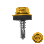 Саморез по металлу Daxmer 5,5х19 (250шт) сверло №3 RAL 1003 Центр Кровли