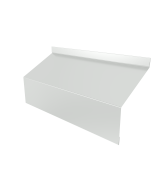 Ламель забора жалюзи Milan/Milan new стартовая/финишная для калиток и ворот 0,5 Satin RAL 9003 сигнальный белый Центр Кровли