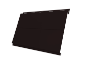 Вертикаль 0,2 Grand Line line 0,5 PurPro с пленкой RAL 9005 черный Центр Кровли