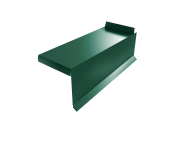 Планка торцевая сегментная Квадро профи Правая 0,5 Satin RAL 6005 зеленый мох Центр Кровли