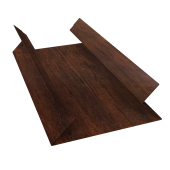 картинка Планка угла внутреннего составная верхняя 0,45 Print-Double Premium Cherry Wood Dark F (3м) Центр Кровли Планка угла внутреннего составная верхняя 0,45 Print-Double Premium Cherry Wood Dark F (3м) Центр Кровли