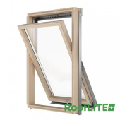 Окно мансардное RoofLITE+ AAY B1500 78x118 (двухкамерное, 12 см, ручка снизу) Центр Кровли