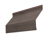 Ламель забора жалюзи Milan 0,45 Print Elite White Wood TwinColor Центр Кровли