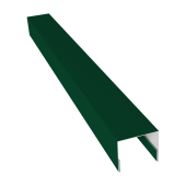 Планка П-образная заборная 24 0,5 Satin Matt TX RAL 6005 зеленый мох (2м) Центр Кровли