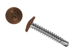 фото Саморез ПШС 4,2х19 (1000шт) шлиц PH2 RAL 8007 Центр Кровли картинка Саморез ПШС 4,2х19 (1000шт) шлиц PH2 RAL 8007 Центр Кровли