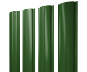 картинка Штакетник Полукруглый Slim с прямым резом 0,45 PE RAL 6002 лиственно-зеленый Центр Кровли Штакетник Полукруглый Slim с прямым резом 0,45 PE RAL 6002 лиственно-зеленый Центр Кровли