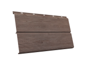 ЭкоБрус 0,345 Gofr 0,45 Print Elite с пленкой White Wood TwinColor Центр Кровли