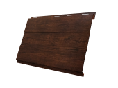 Софит Вертикаль 0,2 prof Grand line 0,45 Print Premium с пленкой Cherry Wood Dark FTC Центр Кровли
