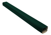 Труба прямоугольная Vortex 1м RAL 6005 Центр Кровли