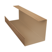 Планка угла внутреннего составная нижняя 0,45 Print Elite Honey Wood TwinColor (2м) Центр Кровли