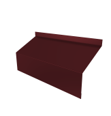 Ламель забора жалюзи Milan/Milan new стартовая/финишная для калиток и ворот 0,5 Satin RAL 3005 красное вино Центр Кровли