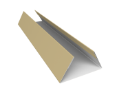 Планка стыковочная составная нижняя 0,45 PE lite с пленкой RAL 1014 слоновая кость (2м) Центр Кровли