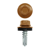 Саморез по металлу 5,5х19 (250шт) сверло №3 RAL 8001 Центр Кровли