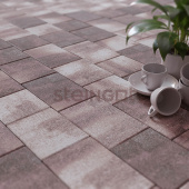 Плитка тротуарная Steingot Colormix Новый город высота 40мм Cliff частичный прокрас Центр Кровли