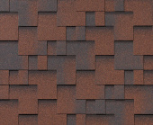 Черепица гибкая RoofShield Премиум Модерн медный Центр Кровли