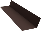 Планка примыкания 90х140 Grand Line 0,5 Сатин матовый RAL 8017 шоколад (3м) Центр Кровли