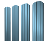 картинка Штакетник Twin фигурный 0,45 Drap TX RAL 5024 пастельно-синий Центр Кровли Штакетник Twin фигурный 0,45 Drap TX RAL 5024 пастельно-синий Центр Кровли
