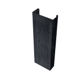 Полустолб для С21 0,45 Print Premium с пленкой Grey Wood TwinColor (L1,8) Центр Кровли