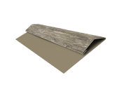 Планка стартово-финишная Экобрус Grand Line 0,45 Print Elite Nordic Wood TwinColor (3м) Центр Кровли