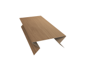Планка угла внешнего составная нижняя 0,45 Print Elite Honey Wood TwinColor (2м) Центр Кровли