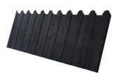 Профнастил С8A v01 фигурный 0,45 Print Premium Grey Wood TwinColor Центр Кровли