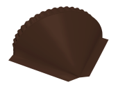 Заглушка конусная 0,45 PE NL 805 серо-коричневый гефест Центр Кровли