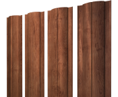 Штакетник Круглый с прямым резом 0,45 Print Premium Rowan Wood Intense FTC Центр Кровли