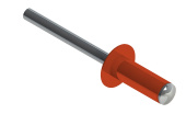 Заклёпка вытяжная Daxmer 4,0х10 RAL 2009 (750шт) сталь/сталь Центр Кровли