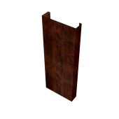 Полустолб для С8,С10 0,45 Print Elite с пленкой Cherry Wood TwinColor (L1,5) Центр Кровли