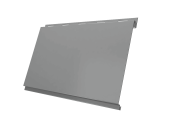Вертикаль 0,2 classic 0,5 Satin с пленкой RAL 9006 бело-алюминиевый Центр Кровли