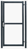 Калитка Colority Zinc Lock 1,8х1 RAL 7016 Центр Кровли