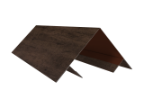 Планка угла внешнего составная верхняя 0,45 Print-Double Premium Antique Wood (2м) Центр Кровли