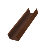 Стойка жалюзи Milan,Tokyo 0,45 Print Premium Golden Wood Fresh TwinColor (3м) Центр Кровли