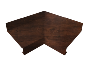 Угол отлива внутренний 50 0,45 Print-Double Premium с пленкой Cherry Wood Dark F Центр Кровли