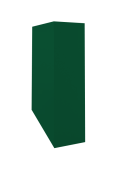 Кожух скатный д900/ш520/в1-2750/в2-2280мм 0,45 Drap TX с пленкой RAL 6005 зеленый мох Центр Кровли