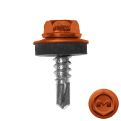 Саморез по металлу Daxmer 5,5х19 (250шт) сверло №3 RAL 2009 Центр Кровли