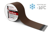 Лента герметизирующая Grand Line UniBand самоклеящаяся 10мх20см RAL 8017 коричневая Центр Кровли