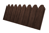 Профнастил С10B фигурный 0,45 Print-Double Premium с пленкой Antique Wood Центр Кровли