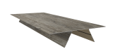 Планка стыковочная составная верхняя 0,45 Print Elite Nordic Wood TwinColor (3м) Центр Кровли