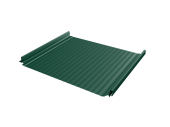 Кликфальц Pro Gofr Grand Line 0,45 Drap ST с пленкой на замках RAL 6005 зеленый мох Центр Кровли