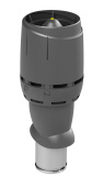 Выход вентиляционный Vilpe Flow 160/ИЗ/500 антрацит Центр Кровли
