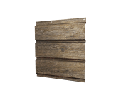 Софит металлический полная перфорация 0,45 Print Elite с пленкой Nordic Wood TwinColor Центр Кровли